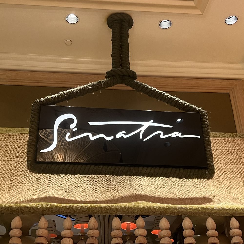 Sinatra - Sign - Italian Near Me - Las Vegas, Nevada Sinatra - Sign - Italian Near Me - Las Vegas, Nevada