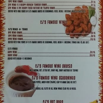 C J's Wings and Things - menu - Chicken Wings Near Me - Columbus, Georgia C J's Wings and Things - menu - Chicken Wings Near Me - Columbus, Georgia