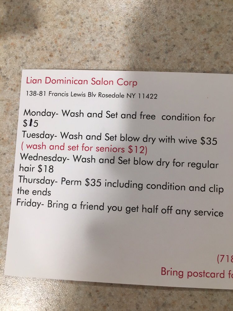 Lian Dominican Salon Image
