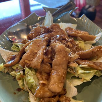 Thai Garden - Garlic Pepper Pork - Thai Near Me - Oceanside, California Thai Garden - Garlic Pepper Pork - Thai Near Me - Oceanside, California