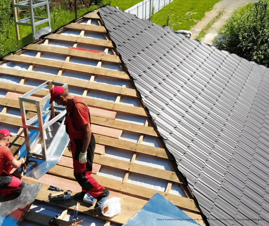 Slide of Stockbridge Roofing Pros