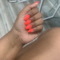 At the salon. At the salon.
