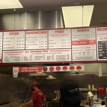 Five Guys - Menu - Burgers Near Me - Orlando, Florida Five Guys - Menu - Burgers Near Me - Orlando, Florida