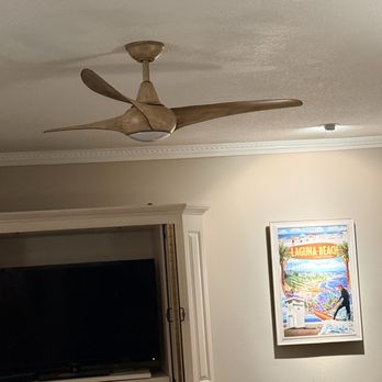 ASL Electric - New ceiling fan installed - Electricians Near Me - Lake Forest, California ASL Electric - New ceiling fan installed - Electricians Near Me - Lake Forest, California