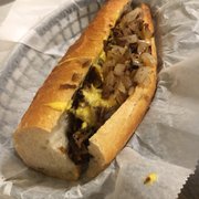 Photo of Blackbird Pizzeria - Philadelphia, PA, United States. Vegan Philly Seitan Cheesesteak Sandwich