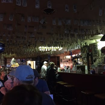 Guy & Mae's Tavern - It's tradition to leave signed dollars to show you were there. - Barbeque Near Me - Williamsburg, Kansas