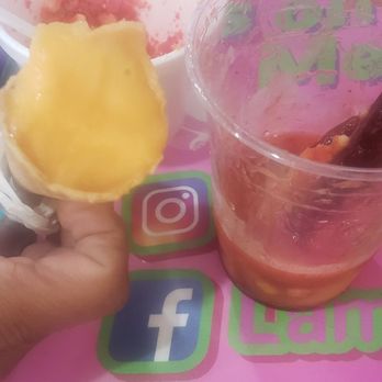 La Michoacana Ice Cream Parlor - Mangoneada, vanilla ice cream and esquite with cheetos. - Ice Cream & Frozen Yogurt Near Me - Palmdale, California La Michoacana Ice Cream Parlor - Mangoneada, vanilla ice cream and esquite with cheetos. - Ice Cream & Frozen Yogurt Near Me - Palmdale, California