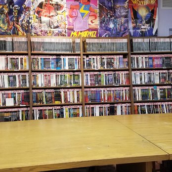 Showcase Comics - Graphic novels with long gaming table. - Comic Books Near Me - Bryn Mawr, Pennsylvania Showcase Comics - Graphic novels with long gaming table. - Comic Books Near Me - Bryn Mawr, Pennsylvania