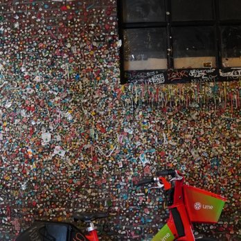 The Gum Wall - Local Flavor Near Me - Seattle, Washington The Gum Wall - Local Flavor Near Me - Seattle, Washington