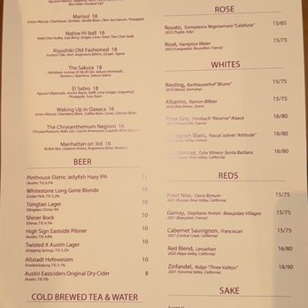 RedFarm - Drink menu - Chinese Near Me - Austin, Texas RedFarm - Drink menu - Chinese Near Me - Austin, Texas