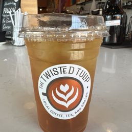Iced jasmine green tea Iced jasmine green tea