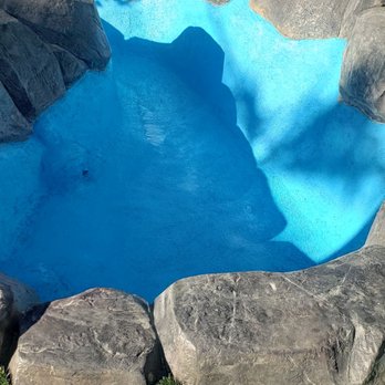 Rain Professional Landscape Services - Finished replacing concrete wall and applied new color for a beautiful pond. - Landscaping Near Me - Alpine , California