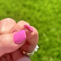 Beyond Beauty Nails And Spa - Cut me underneath this nail.