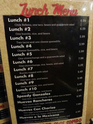 Menu photo 8 El Potro Mexican Restaurant Jacksonville, FL