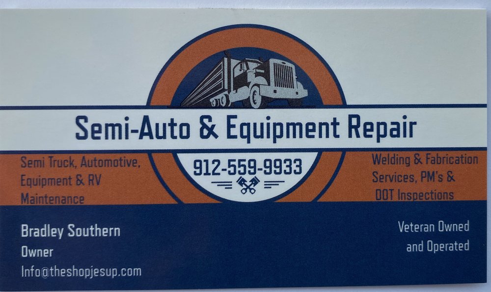 SEMIAUTO & EQUIPMENT REPAIR Updated October 2024 Ludowici, Commercial Truck
