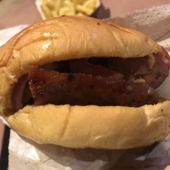 Terry Black's Barbecue - Sausage sandwich. - Barbeque Near Me - Austin, Texas Terry Black's Barbecue - Sausage sandwich. - Barbeque Near Me - Austin, Texas