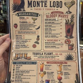 Monte Lobo - Menu 2 of 2 - Sports Bars Near Me - Central City, Colorado Monte Lobo - Menu 2 of 2 - Sports Bars Near Me - Central City, Colorado