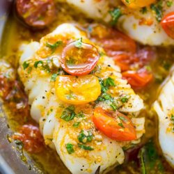 Restaurant Depot - Cod with Tomato Basil Sauce!