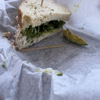 Come On Over Cafe - Tuna sandwich, she couldn't wait for the photo. - Cafes Near Me - Oceanside, California