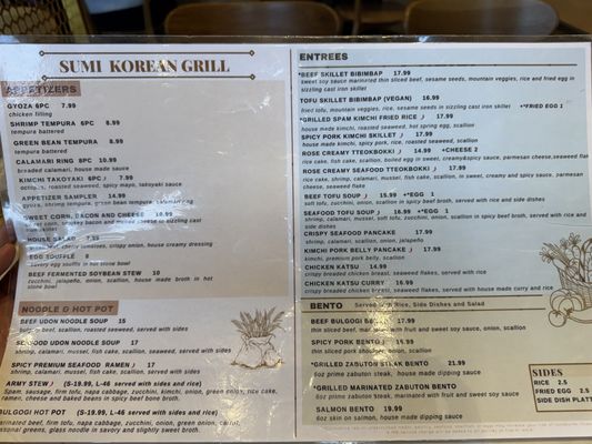 Menu photo 6 Sumi Korean Grill Tukwila, WA Menu photo 6 Sumi Korean Grill Tukwila, WA