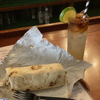 Sister - Breakfast burrito and dark and stormy cocktail - Bars Near Me - Albuquerque, New Mexico