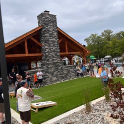 Ocean City Campground & Beach Cabins - Turf w/ cornhole