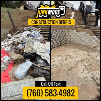 Junk Mode - Construction Debris Removal, Junk Removal / Trash Removal In San Diego. Call or Text (760) 583-4982 - Junk Removal & Hauling Near Me - Fallbrook, California Junk Mode - Construction Debris Removal, Junk Removal / Trash Removal In San Diego. Call or Text (760) 583-4982 - Junk Removal & Hauling Near Me - Fallbrook, California