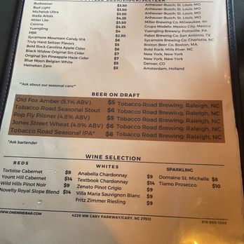The One Nine - Sports Bars Near Me - Cary, North Carolina The One Nine - Sports Bars Near Me - Cary, North Carolina