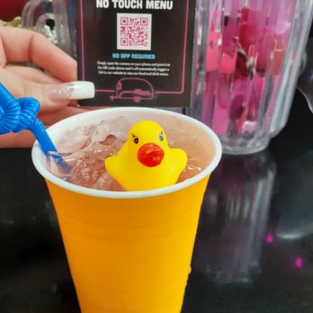 Happy Camper - Drink came with a cute rubber ducky, The Booze Cruise delicious! - Pizza Near Me - Chicago, Illinois Happy Camper - Drink came with a cute rubber ducky, The Booze Cruise delicious! - Pizza Near Me - Chicago, Illinois
