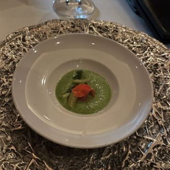 Gary Danko - Soup at the start amuse bouche - New American Near Me - San Francisco, California Gary Danko - Soup at the start amuse bouche - New American Near Me - San Francisco, California