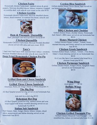 Menu photo 3 Marley's Irish Pub Manistique, MI