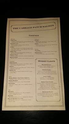 Menu photo 3 Cabbage Patch Saloon Grosse Pointe Park, MI