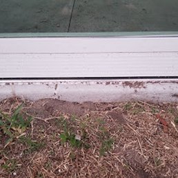 Foundation is at ground level Foundation is at ground level