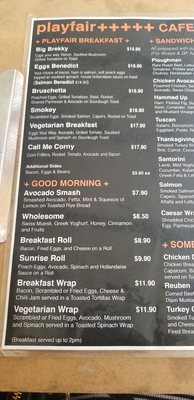 Menu photo 5 Playfair Cafe The Rocks, NSW Menu photo 5 Playfair Cafe The Rocks, NSW