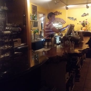 Alder Wood Bistro - Live edge on the front counters with a wonderful selection of wines, craft beers, and craft sodas. - New American Near Me - Sequim, Washington