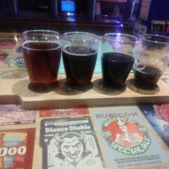 Big T - Flight of 4 beers (you can tell which one we liked the best) is only $5 and the selection is amazing. - American Near Me - Lawton, Michigan Big T - Flight of 4 beers (you can tell which one we liked the best) is only $5 and the selection is amazing. - American Near Me - Lawton, Michigan