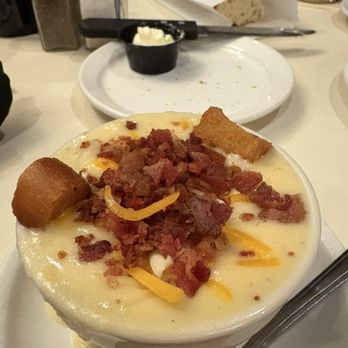 Lucky's Steak House - Cheesy potato soup - Steakhouses Near Me - Davison, Michigan