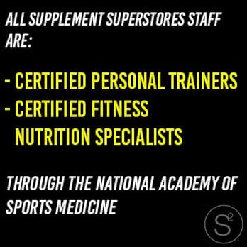 Supplement Superstore - certified personal trainers certified fitness nutrition specialists through the national academy of sports medicine - Health Markets Near Me - Shiloh, Illinois Supplement Superstore - certified personal trainers certified fitness nutrition specialists through the national academy of sports medicine - Health Markets Near Me - Shiloh, Illinois