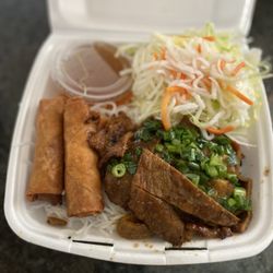 Pho Real & Grill Vietnamese Bistro - Bbq pork vermicelli plate
