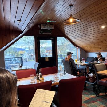 The Winking Owl - A view out the door from our 2nd floor table. - Pubs Near Me - Aviemore, HLD The Winking Owl - A view out the door from our 2nd floor table. - Pubs Near Me - Aviemore, HLD
