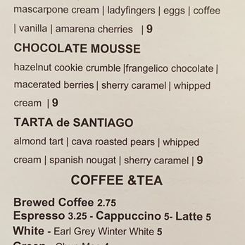 Mediterrano - Desserts Menu - Mediterranean Near Me - Ann Arbor, Michigan