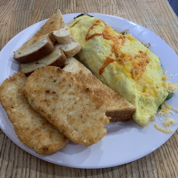 Koffee Pot - Bulgogi Omelette with hashbrown and sourdough bread - Coffee & Tea Near Me - Oakland, California