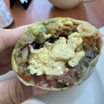Old Town Caffe - Close up of my chicken sausage breakfast burrito. - Coffee & Tea Near Me - Pasadena, California Old Town Caffe - Close up of my chicken sausage breakfast burrito. - Coffee & Tea Near Me - Pasadena, California