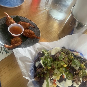 Tiki TNT & Potomac Distilling - Coconut Shrimp Nachos - Tiki Bars Near Me - Washington, DC, District of Columbia