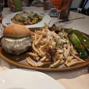 Bottega - Grilled Wagyu Cheeseburger. - Italian Near Me - Yountville, California Bottega - Grilled Wagyu Cheeseburger. - Italian Near Me - Yountville, California