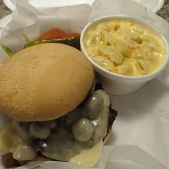 Interurban - Cheese and mushroom burger - American Near Me - Yukon, Oklahoma Interurban - Cheese and mushroom burger - American Near Me - Yukon, Oklahoma