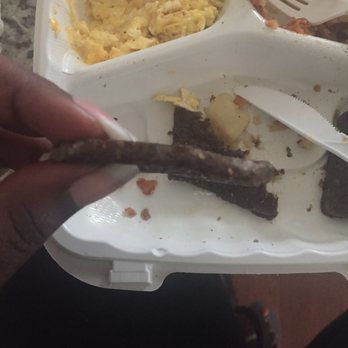 Steak In a Sack - The thinnest slice of scrapple I've ever seen in my life! - Diners Near Me - Ft Washington, Maryland