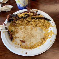 Timing Kitchen Chinese Cuisine - A secondhand recycled used plate disgusting