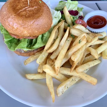 Bloom - Bloom Burger Lunch with garlic fries which were deliciously fragrant - American Near Me - Santa Clara, California Bloom - Bloom Burger Lunch with garlic fries which were deliciously fragrant - American Near Me - Santa Clara, California