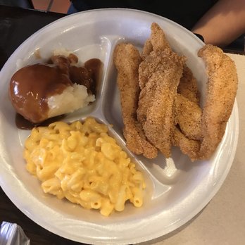 Donn's BBQ & Catering - Catfish plate. - Barbeque Near Me - Austin, Texas